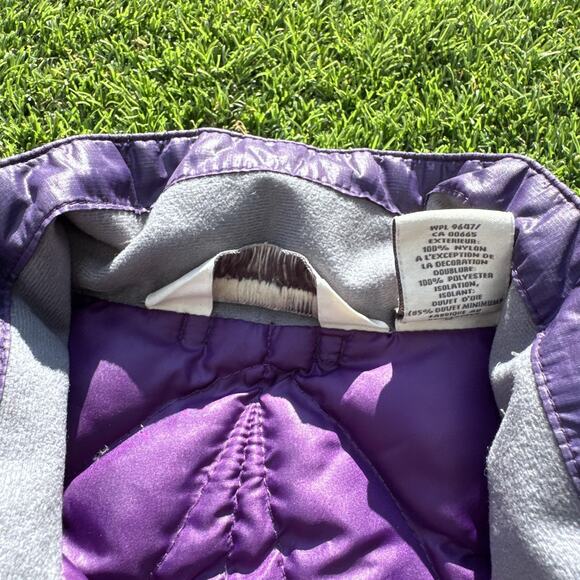 Eddie Bauer Jacket Womens Small Purple 700 Fill Goose Down Quilted Puffer S Coat - Picture 13 of 14